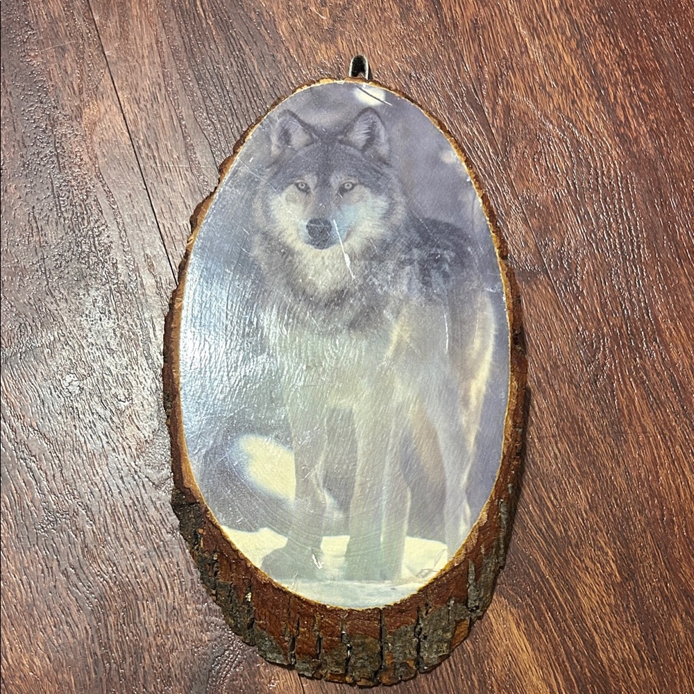 Rustic Wolf Wall Art Decor